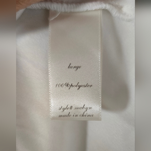 Altr'd State White Keyhole Dress Size Large - Picture 6 of 8